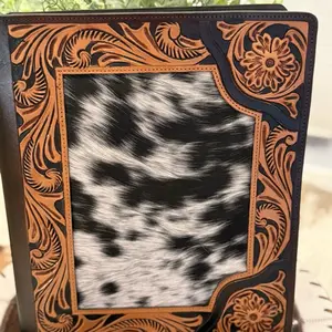 Leather cowhide portfolio