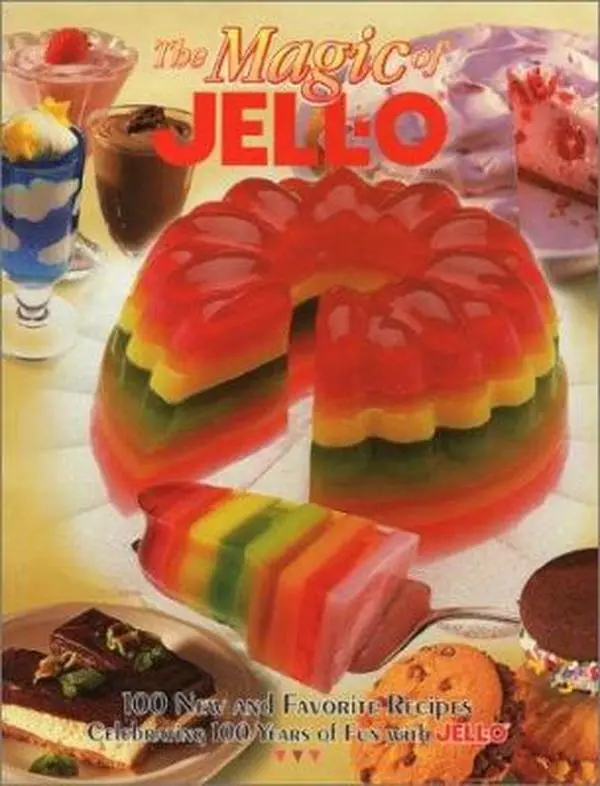 USED Book - The Magic of JELL-O: 100 New and Favorite Recipes Celebrating 100 Years of Fun with JELL-O (Paperback) - english