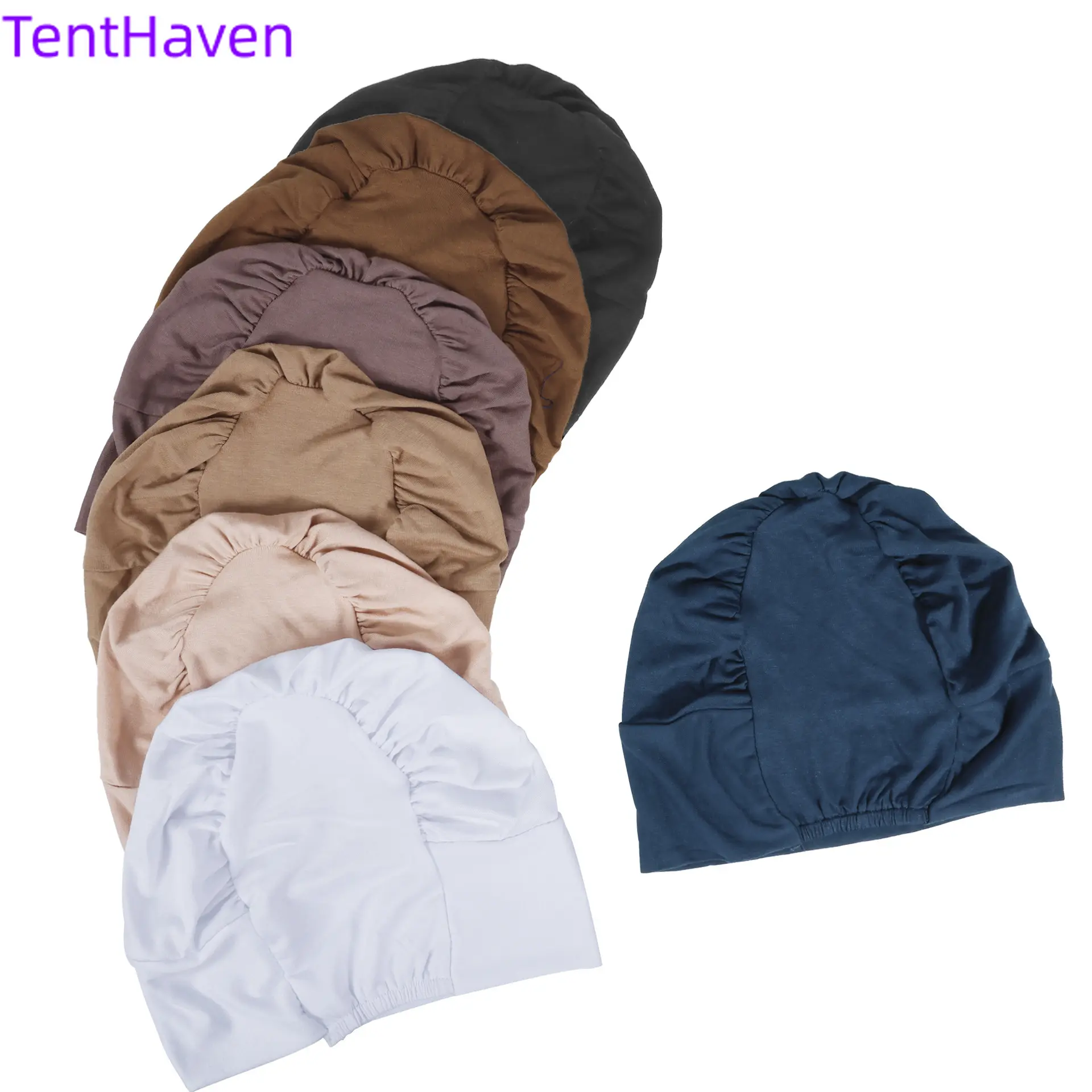 Female Sports Headscarf in Casual Silk Cotton, Soft Breathable Hood Cover with an Adjustable Fit for Outdoor & Daily Hair Care, Sports & Outdoor, Small Cap Or Hood, All Seasons, Cap/Hood