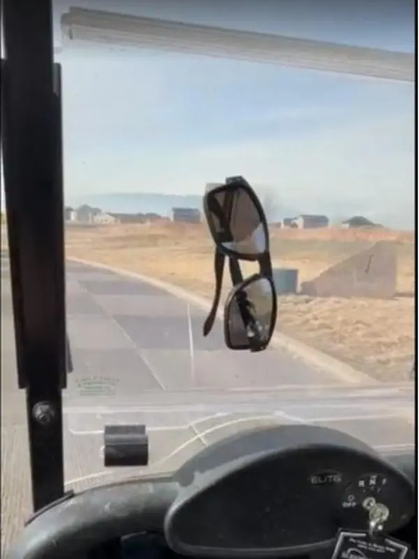 Portable Eyewear Holder securely holds your sunglasses on your golf cart windshield so they’re always within reach and protected Prevents lost or dropped glasses Keeps lenses scratch-free Easy to install and remove Perfect for golf carts 2 Pack - Clear