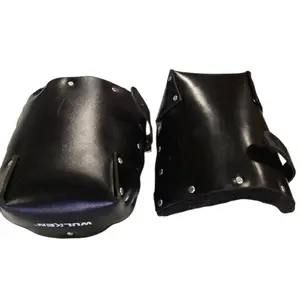 Leather Knee Pads Black