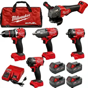 900N.m Brushless Cordless 1/2" Impact Wrench Kit, High Torque Power Tool with Battery & Charger for Car Repair, Tire Changes & Lug Nut Removal