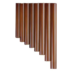 Bamboo Pan flute 8 Pipes Brown Pan Pipes High Quality Woodwind Chinese Traditional Musical Instrument Bamboo Panpipe