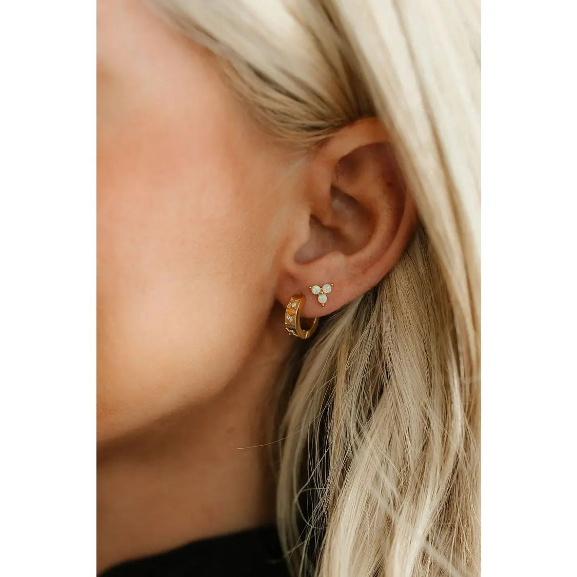 Opal Cluster Studs