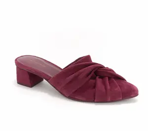 Splendid Suede Knot Mules - Lanis