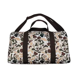 Camo Sport Duffel Bag - Stylish, High-Capacity Overnight Travel Bag for Convenient Luggage Use, Overnight Travel Bags, Camo Travel Bags