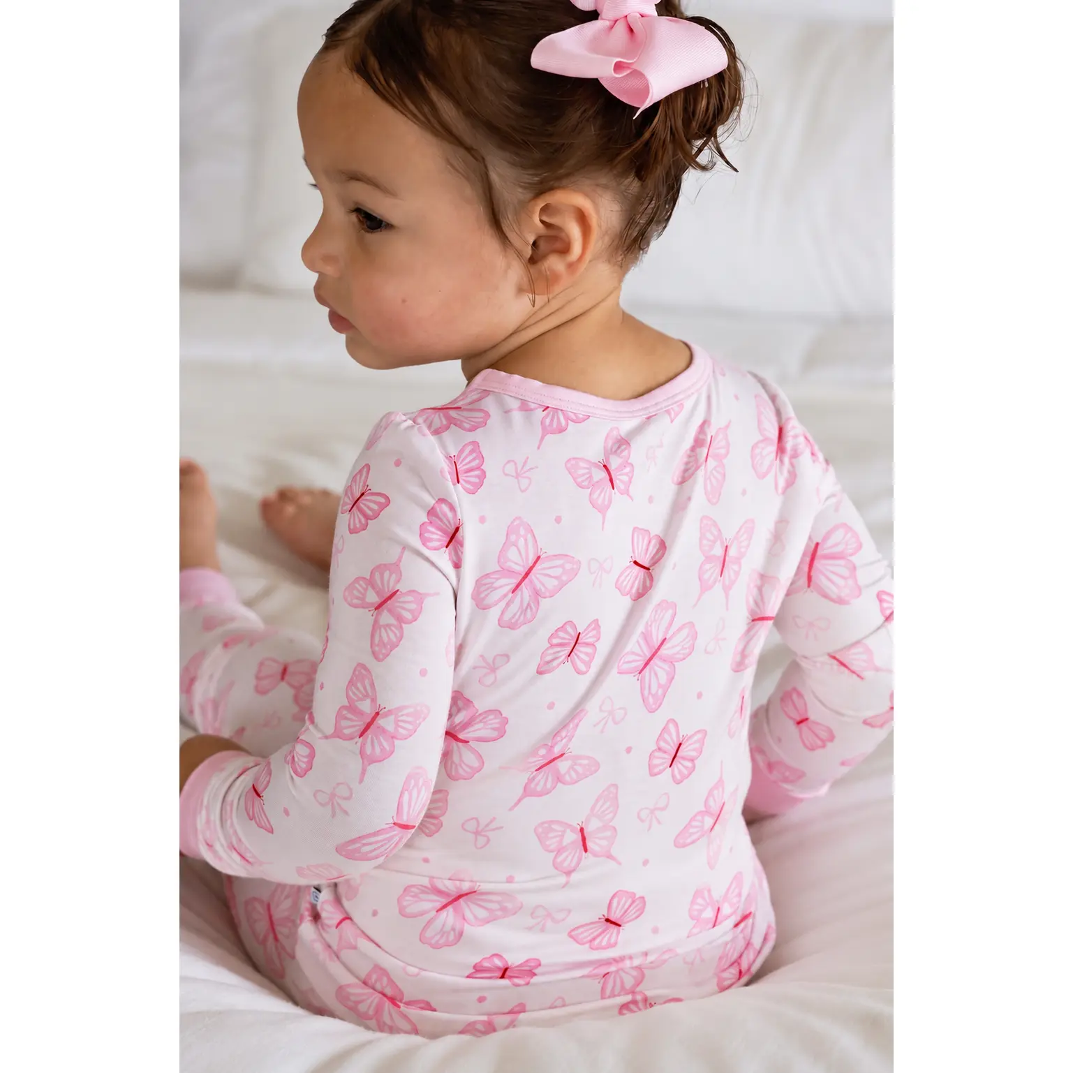Two-Piece Bamboo Pajama Set | Blooming Butterflies