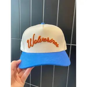 Wolverines Hat | Blue + Natural