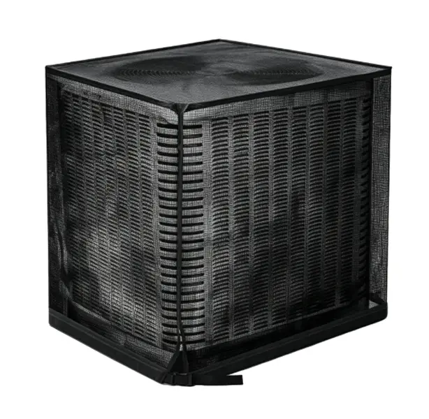 Outdoor AC Cover for Outside Units,Reinforced Elastic Band,Heavy-Duty Mesh Fabric Protector,UV-Resistant,Windproof,Rainproof,Snowproof,Dustproof All-Seasons Option (Multiple Sizes for Household Use)