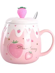 Strawberry Coffee Cup Mug