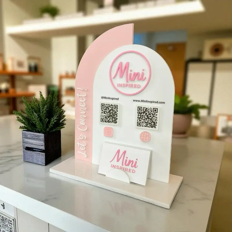 Custom QR Code Payment & Social Media Sign – Perfect for Small Businesses & Market Vendors