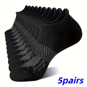 Women's Compression Ankle Socks, Arch Support Low-Cut Sports Socks, Moisture-Wicking Breathable Fabric, Gym Running Daily Wear Essential, Athletic Socks