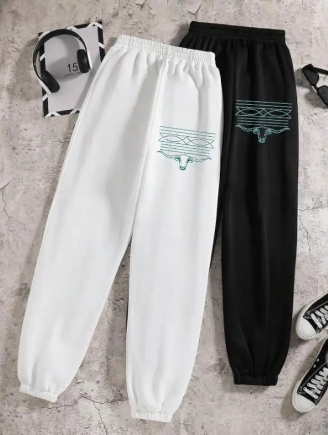 Trendy Western Boot Stitch Sweatpants, Western Inspired Style, Comfortable Everyday Joggers, Cowboy Aesthetic Loungewear Pants