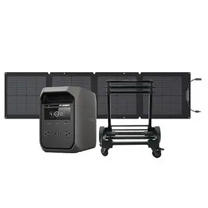 EcoFlow DELTA 3 Classic Power Station with 110W Solar Panel & Trolley