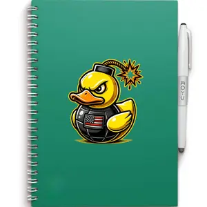 Tactical Duck Bomb Sticker, Angry Duck Grenade Decal, Funny Military USA Vinyl Laptop Car Helmet Sticker