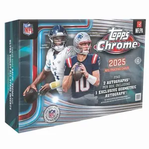 2025 Topps Chrome Breakers Delight Box - Sports Football Trading Card Collectibles