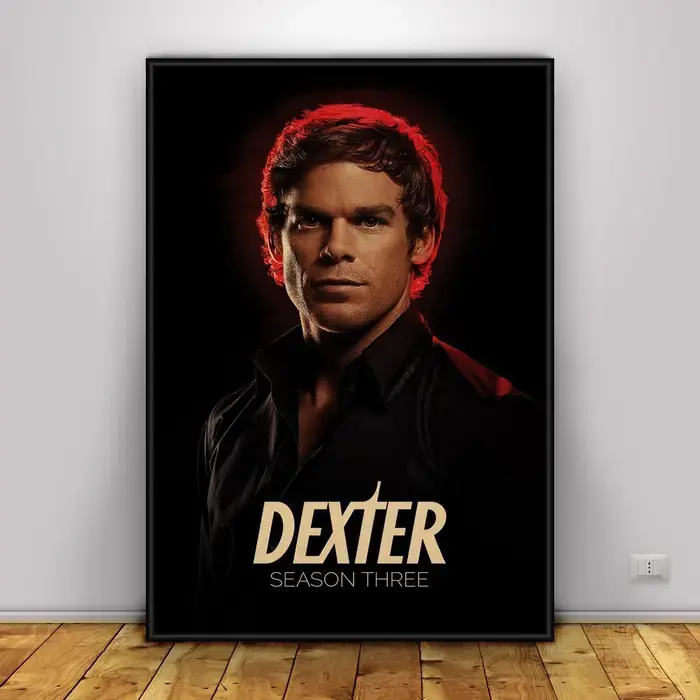 Dexter Wall Poster, Without No Frame Artistic Print for Home or Office Decor, Perfect for Fans of the Iconic TV Show Series