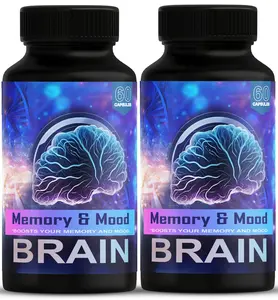 ( 2 Pack ) Brain Memory and Mood Support Supplement Pills Advanced Formula