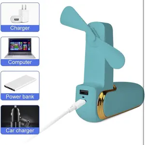 Portable Mini Handheld Fan – 3 Speed Quiet Cooling Fan