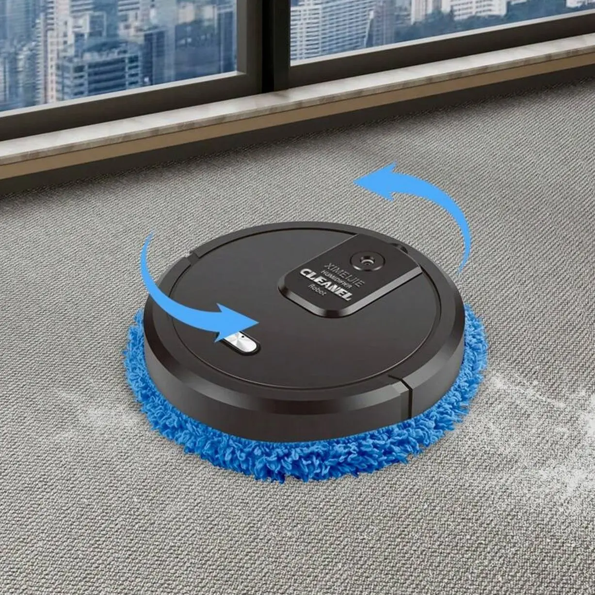 Mopping Cleaner Machine, Wet And Dry Available Cleaner,Intelligent Sweeping Robot,Simple Mopping Machine,Ideal Gift For Housewarming,Thanksgiving,Boyfriend/Girlfriend