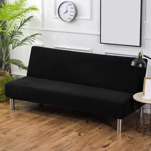 Solid Color Sofa Cover, 1 Count Elastic Sofa Slipcover, Dustproof Sofa Protector for Home Living Room, Sofa Protector for Home Living Room, Couch Slipcover, Stretchable Sofa Cover, Sofa Couch Covers