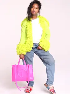 Ericka Fringed Cardigan Sweater