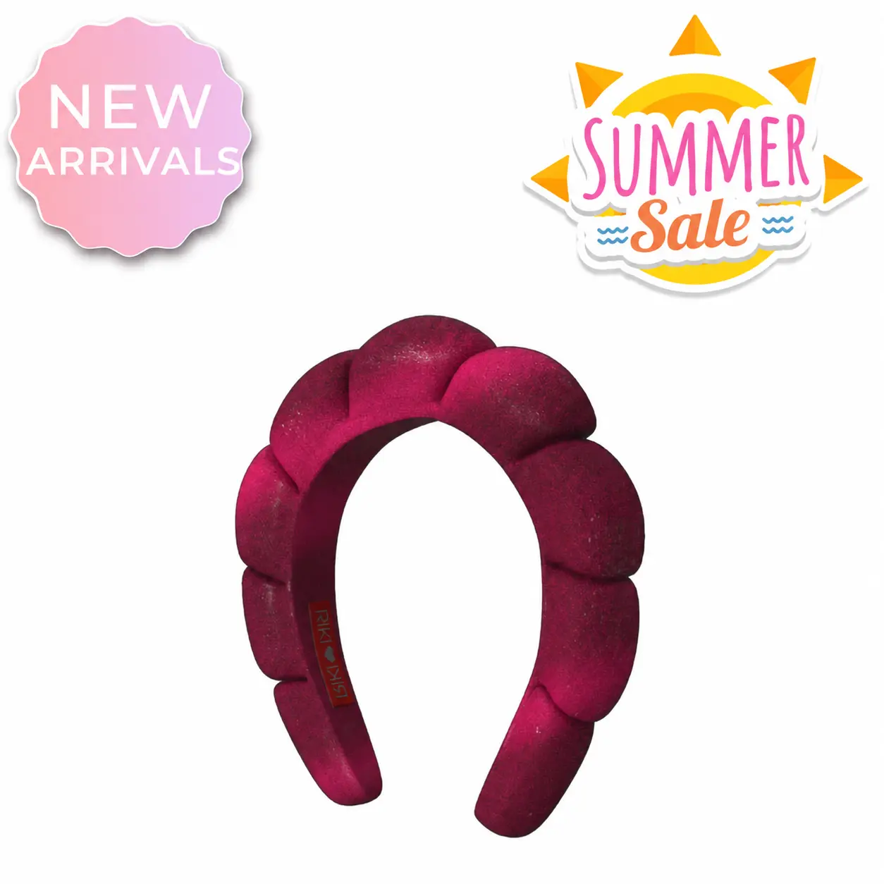 Riki Loves Riki Bubble Headband - Stylish Comfortable Self-care Bubble Design