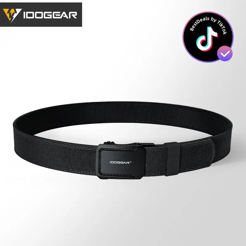 IDOGEAR 1.75" Ratchet Nylon Belt Reinforced Buckle Sport Belts CCW Belts 3439