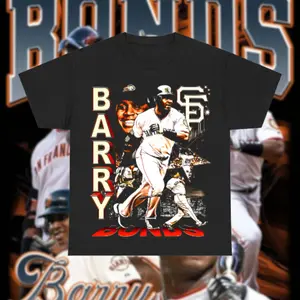 [Sale Up To 40%] Barry Bonds Graphic T-Shirt, Crewneck Cotton Made In USA