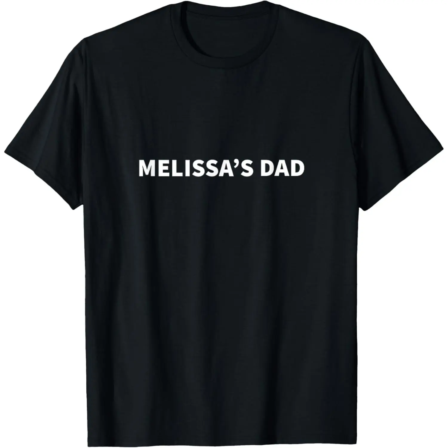 Personalized Dad T-Shirt, Custom Name Father's Day Gag Gift, Soft 100% Cotton Round Neck Shortsleeve Top Made in USA, Tshirt, Basic, Casual, Print, Simple, Straight Cut, Digital Print