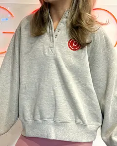 Pure Barre Snap Button Pullover