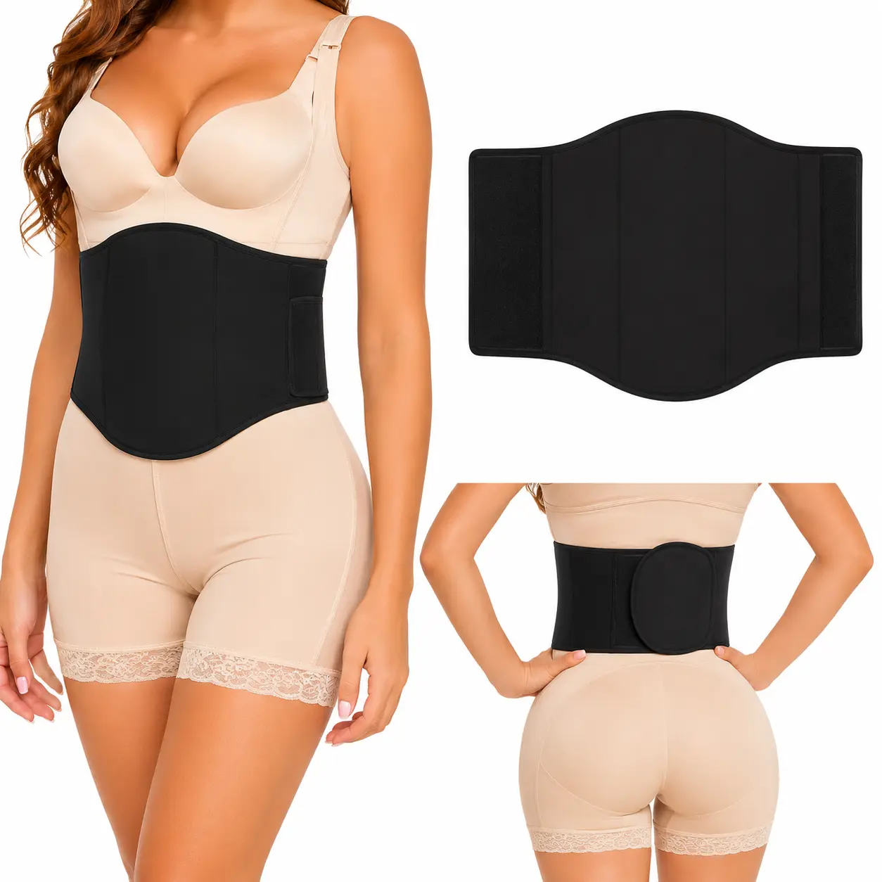 360 Lipo Foam Abdominal Compression Board for Waist & Belly Support, Soft Lightweight Foam Pad for Compression Garments and Daily Recovery Wear