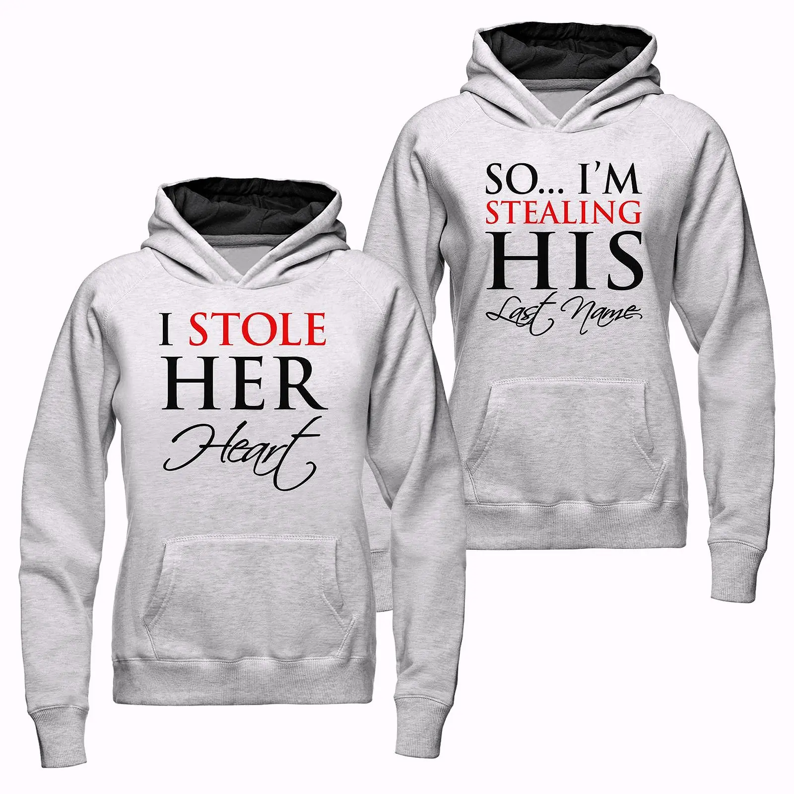 Graphic Midweight Fleece Pullover Hoodie with Ribbed Cuffs, Unisex Fit All Genders Sweatshirt for Couples, Matching Anniversary Gift, All Genders Hoodies, Graphic Hooded Sweatshirt