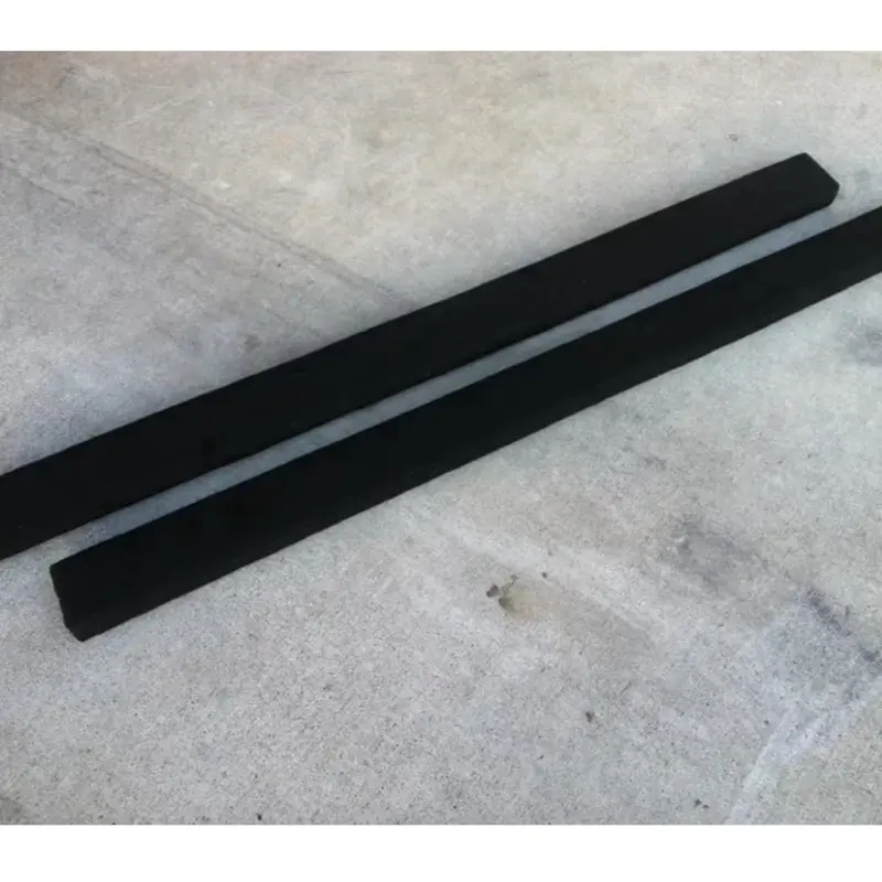 (2) 8' Black PermaBunk Boards - Marine Trailer Runners - 2x4 - HDPE - NO Rot