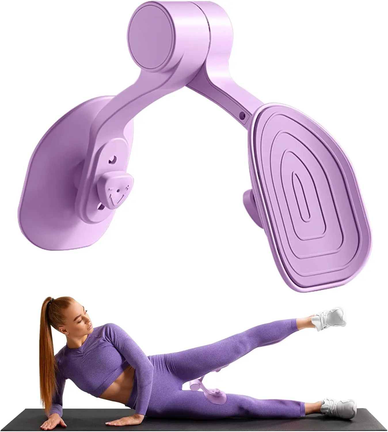 Inner Thigh & Arm Trainer Tool - Digital Display, 360° Rotation Workout Equipment, Home Gym Equipment for Indoor Fitness