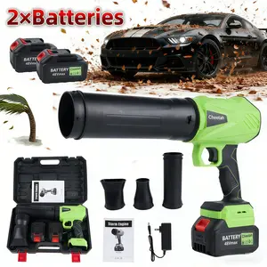 Cordless Leaf Blower 1500G Ultra High Thrust, Violent Turbo Fan, Brushless Pure Copper Motor, Dual 48V 3.0Ah Batteries, Handheld Snow Blower, Car Drying After Wash, Garden Maintenance, Home Improvement, Perfect Gift for Thanksgiving, Christmas, New Year