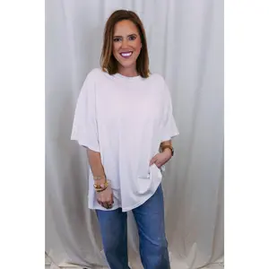 Our Favorite Oversized Basic Tee - Off White