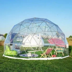 3.6M TPU Transparent Clear Bubble Dome Tent / Outdoor Event Party Camping Cafe Dining Plastic PVC Garden Igloo Dome Tent Luxury garden  globe  tent tent  camping  2 tent family camp