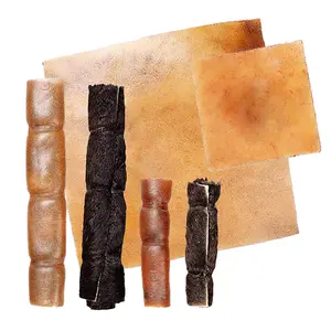 Farm Hounds Beef Hide Dog Treats: Long-Lasting All-Natural Beef Hide Rolls & Chips for Aggressive Chewers