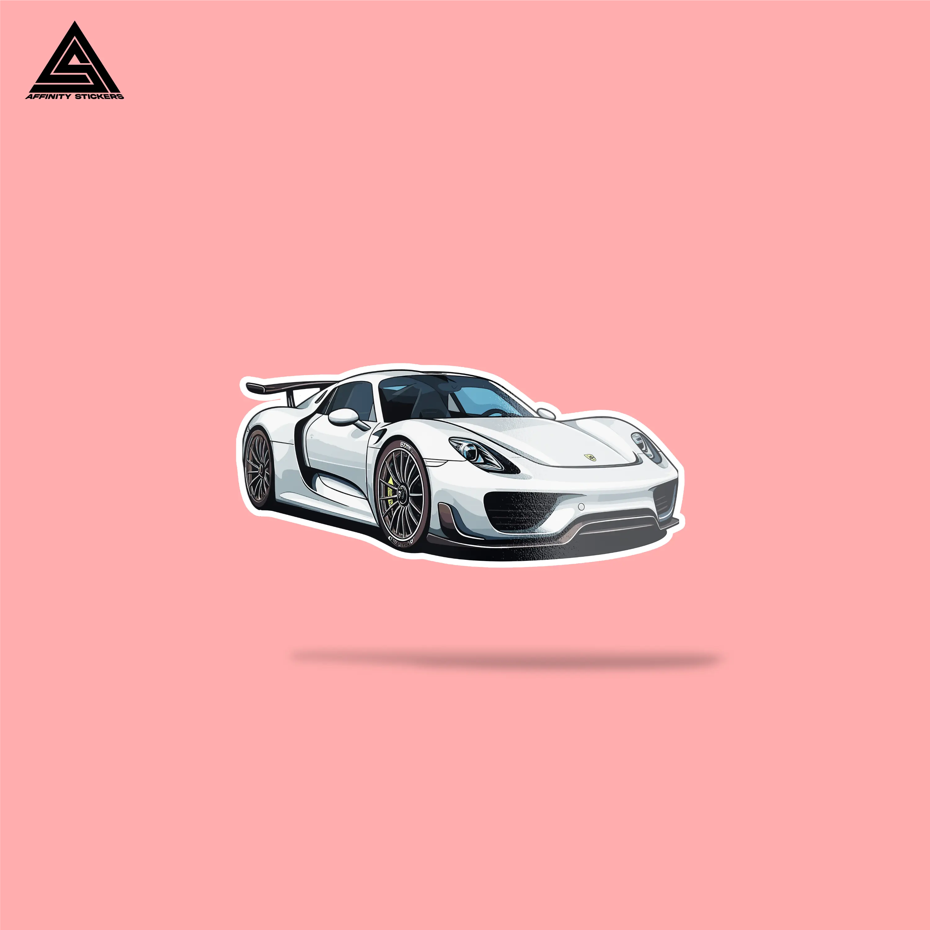 Porsche 918 Spyder Sticker || vinyl sticker, water bottle sticker, tumbler stickers, laptop decals, waterproof sticker, car stickers stickers