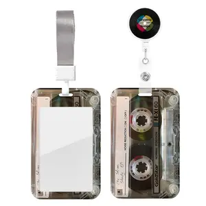 ID Badge Holder with Lanyard, Inspirational Quote Lanyards for ID Badges Ajustable, Positive Retractable Badge Reel Heavy Duty, Teacher Nurse Work Office Gifts