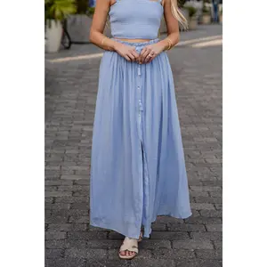 Sunlit Sorbet Maxi Skirt