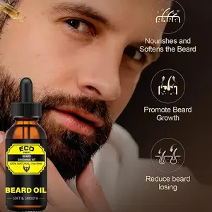 [Gifts for Men]ECO FINEST Upgraded Beard Grooming Kit w/Beard Conditioner,Beard Oil,Beard Balm,Beard Brush,Beard Wash,Beard Comb,Beard Scissor,Bag,E-Book,Beard Care Daddy Gifts for Men Him Dad Husband Boyfriend Hair Care Comfort