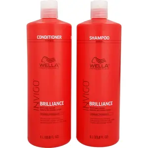 Wella Invigo Color Brilliance Color Protection Shampoo & Conditioner For Fine/Normal 33.8 Oz Duo For Unisex