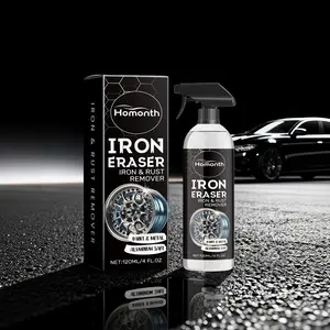 Automotive Rust Cleaner for Metal Tools Cars Chains and Tires Multi Purpose Rust Care Liquid for Auto Detailing Maintenance Helps Remove Rust and Stains