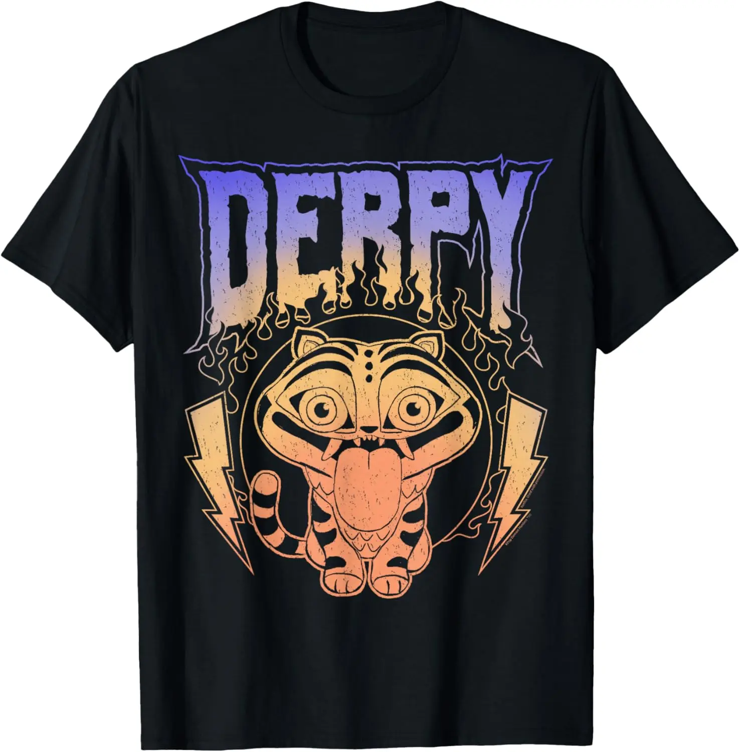 Derpy Retro Metal Band Style Logo T-Shirt