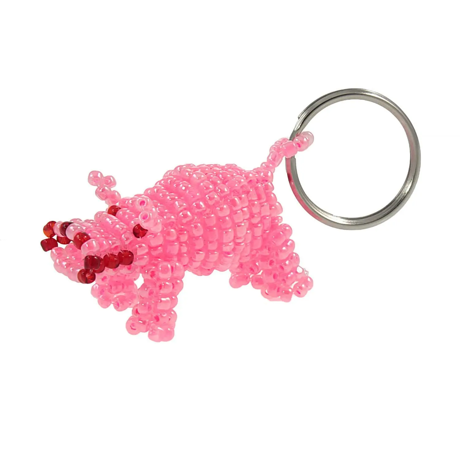 Pink Hippo Key Chain