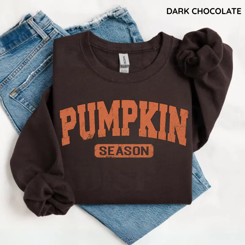 Retro Pumpkin Season Sweatshirt, Vintage Fall Pumpkin Crewneck, Cozy Autumn Graphic Pullover, Thanksgiving Sweater, Spooky Season Gift for Women
