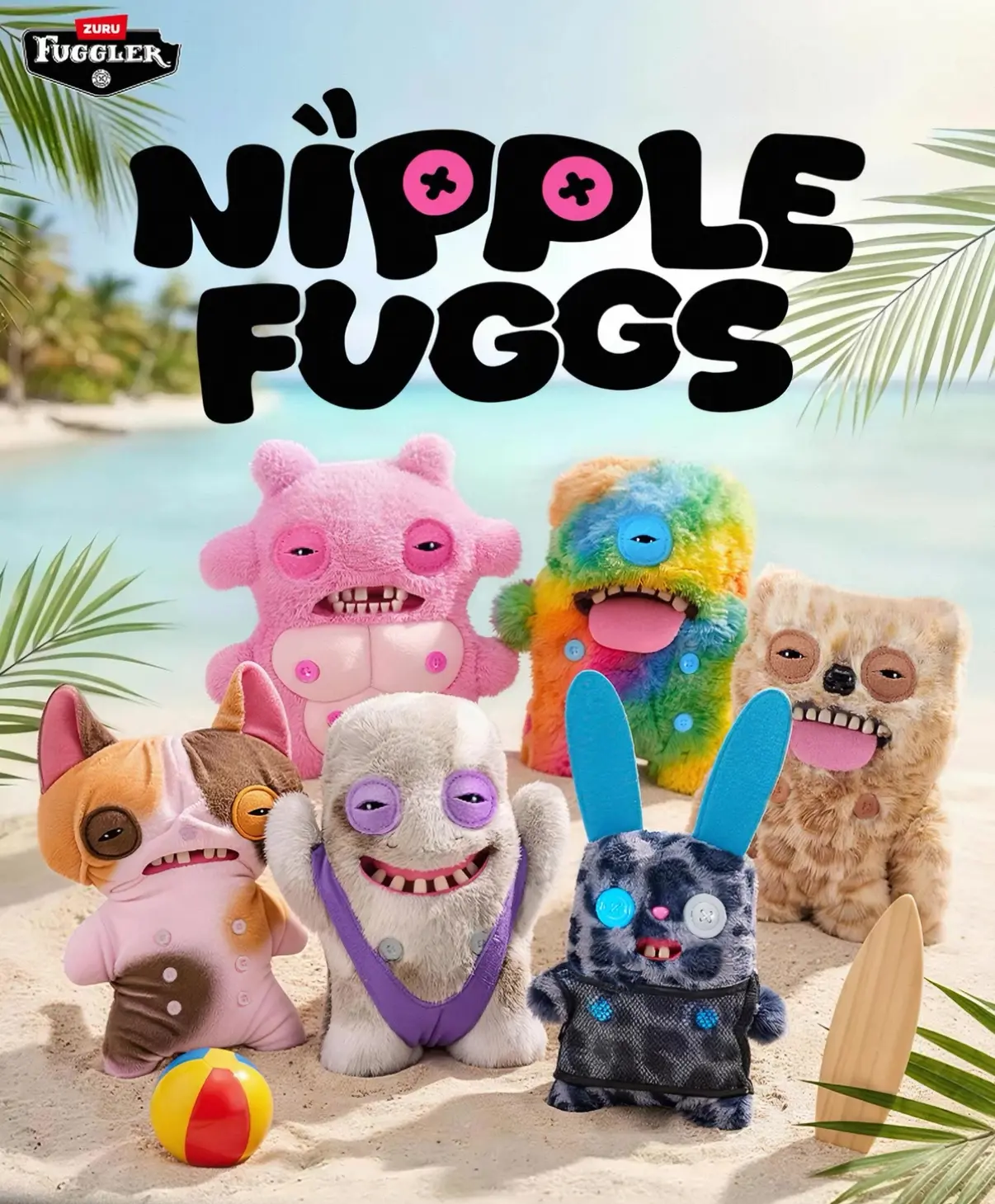 Fuggler- Nipple series 9'' Plush