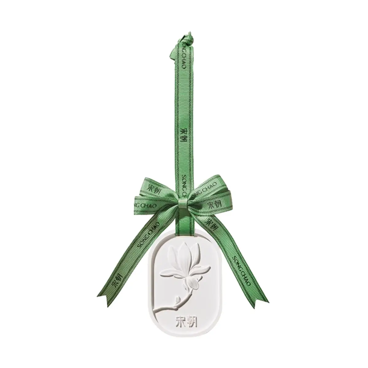 SONG CHAO Lakeside Lotus Diatomite Scented Hanging Stone Diffuser for Wardrobe & Car - Natural Air Freshener 19g